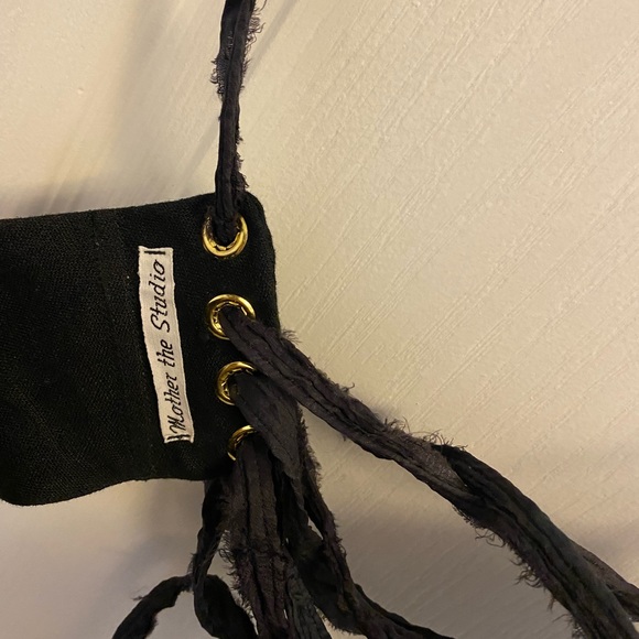 Handmade Mother The Studio Ethically Sourced Customer Corset Top Made From Linen - Picture 4 of 5